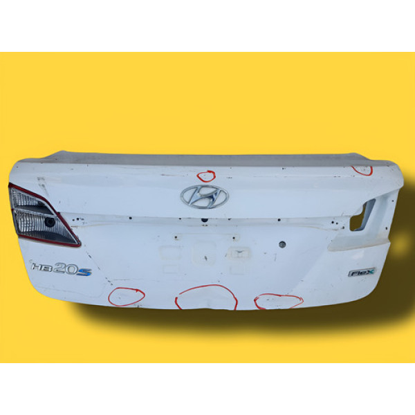 Tampa Mala Hb20s Com Detalhe Branco