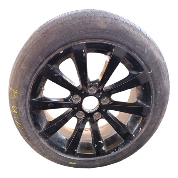 Jogo De Rodas Aro 17 Bmw 335 5x120 R54 Kr Cor Preta Diamante