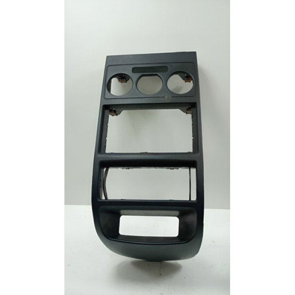 Acabamento Painel Cental Chevrolet Astra Hatch 1.8 2002 Preto Animal Print