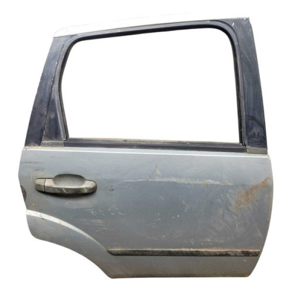Porta Traseira Esquerda Ford Fiesta 2008/2014 Traseira Direita Prata