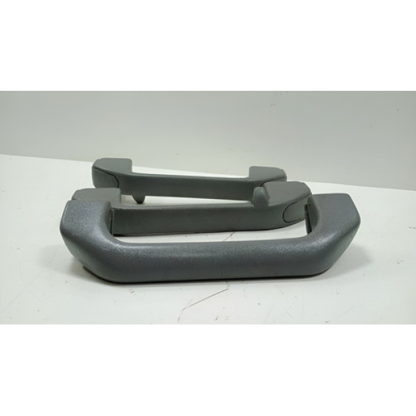Conjunto 3 Alças De Teto Fiat Palio Weekend 1.0 16v 2001 Cinza