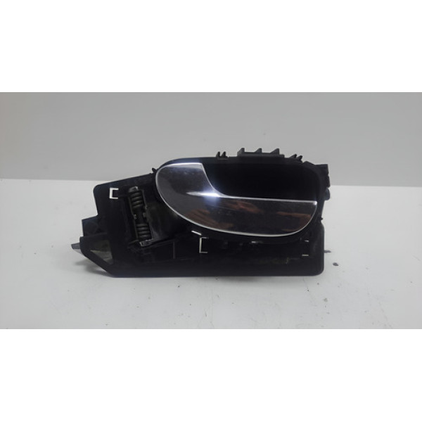Maçaneta Interna Peugeot L Esquerdo 307 2006 2013 9643604577 Cromado Dianteira