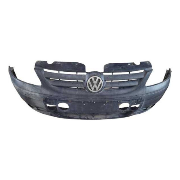 Parachoque Dianteiro Volkswagen Crossfox 2009 Á 2010 Preto