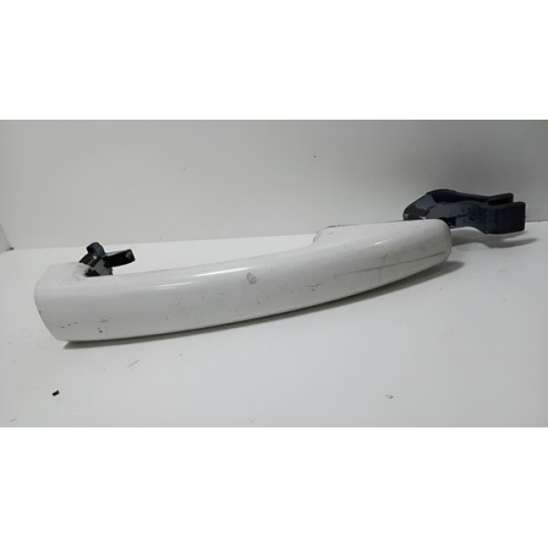 Maçaneta Externa Porta Dianteira Peugeot 308 408 2012/2015 Branco Dianteira/traseira