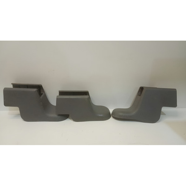 Moldura Acabamento Trilho Banco Cinza Honda Civic Lxs 2006 Cinza