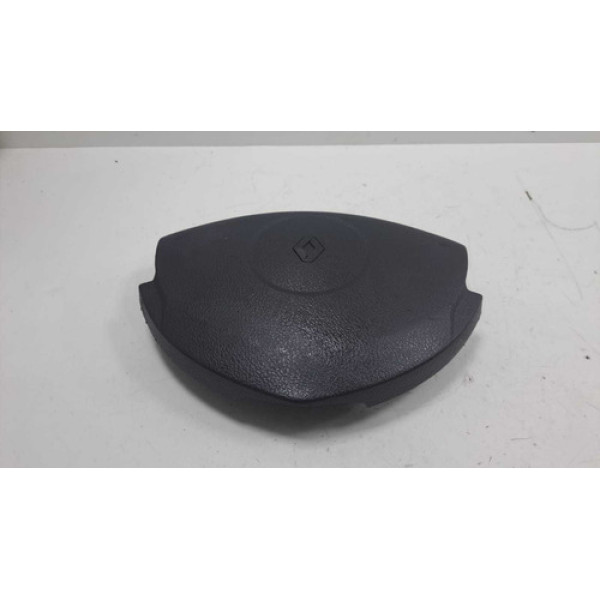 Tampa Capa Buzina Volante Renault Logan Sandero 2008 A 2012  Preto