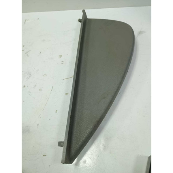 Acabamento Lateral Esquerdo Painel Ford Fiesta 2004/2014 Cinza Listras