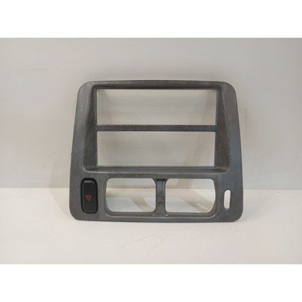 Moldura Radio Painel Mitsubishi Pajero Tr4 Cinza Listras