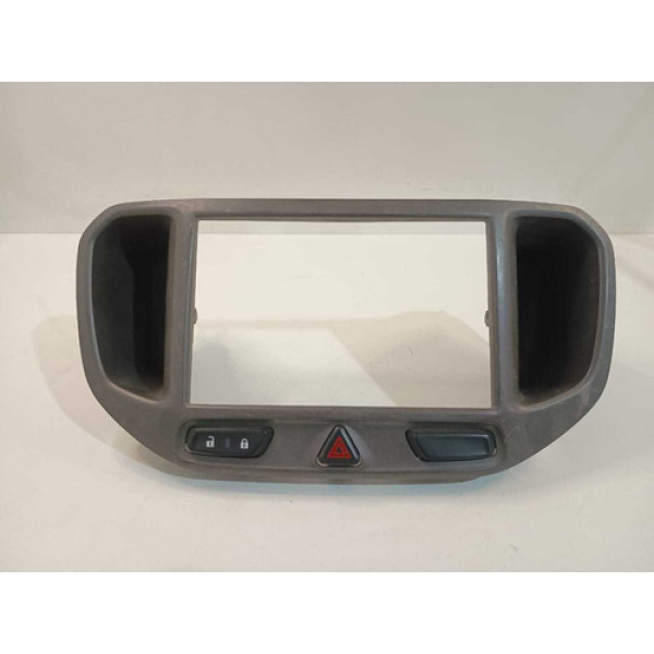 Moldura Central Gm Spin Com Botao Trava /alerta Com Detalhe