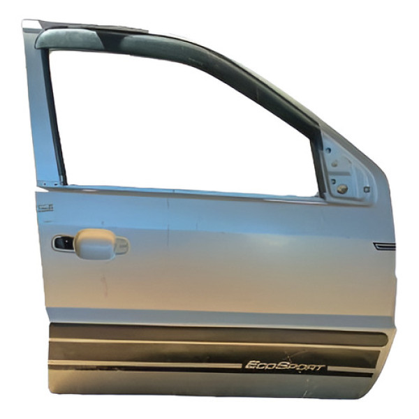Porta Dianteira Direita Ford Ecosport Xls 1.6 Freestyle 2003 Dianteira Direita Prateado