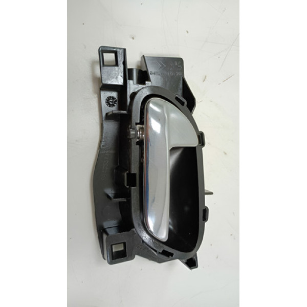 Maçaneta Interna Traseira Esq Citroen C4 Pallas 2.0 2011 Prateado Traseira