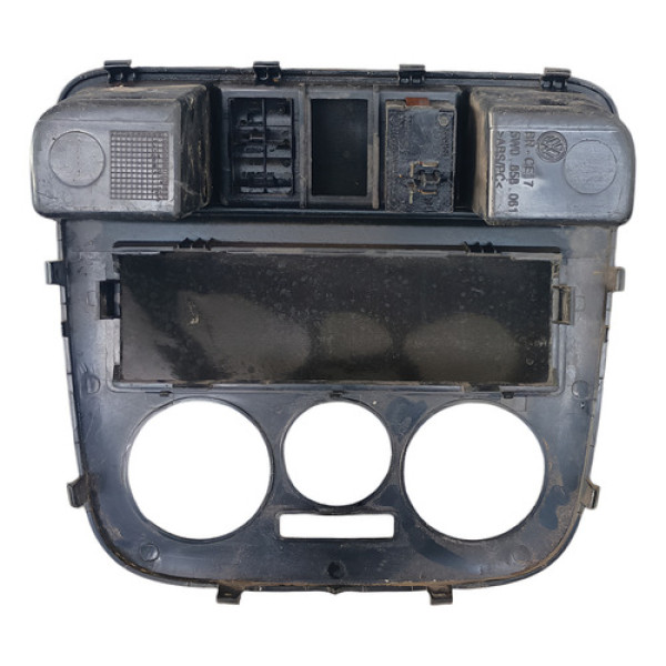 Moldura Painel Central Gol G4 2005 2007 Cinza-escuro