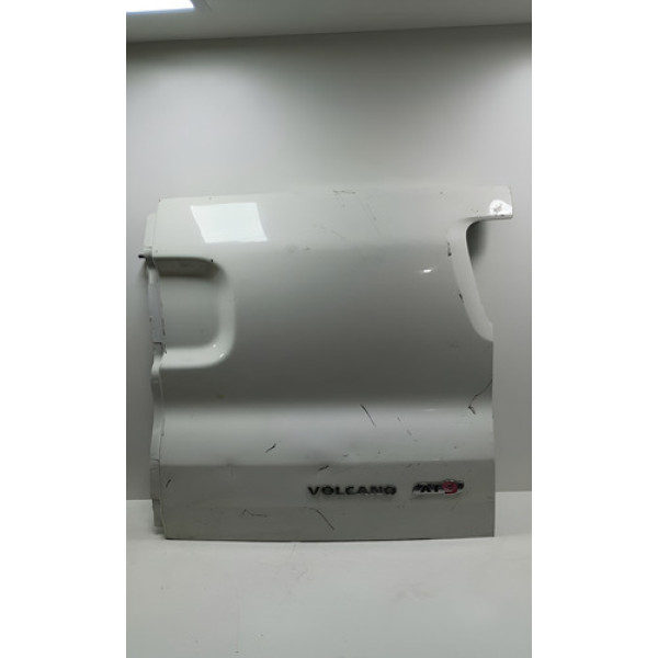 Tampa Traseira Fiat Toro 2017, 2018, 2019, 2020 Lado Direito Branco