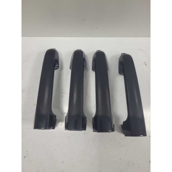 Maçaneta Externa Porta Hyundai I30 2009 A 2012 Preto Dianteira/traseira