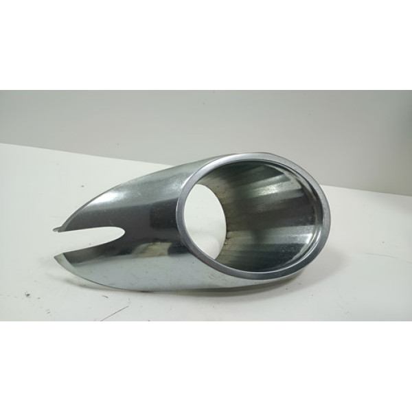Moldura Farol De Milha Direito Fiat Palio Siena 2008 Á 2012 Prateado