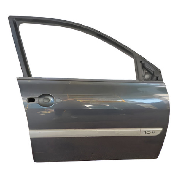 Porta Dianteira Direita Renault Megane Sd Dyn 1.6 2006 Dianteira Direito Azul