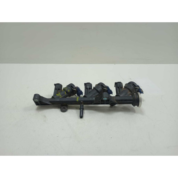 Flauta Do Bico Injetor Com Vela Aquecedora Ford Ka 1.0 3 Cil