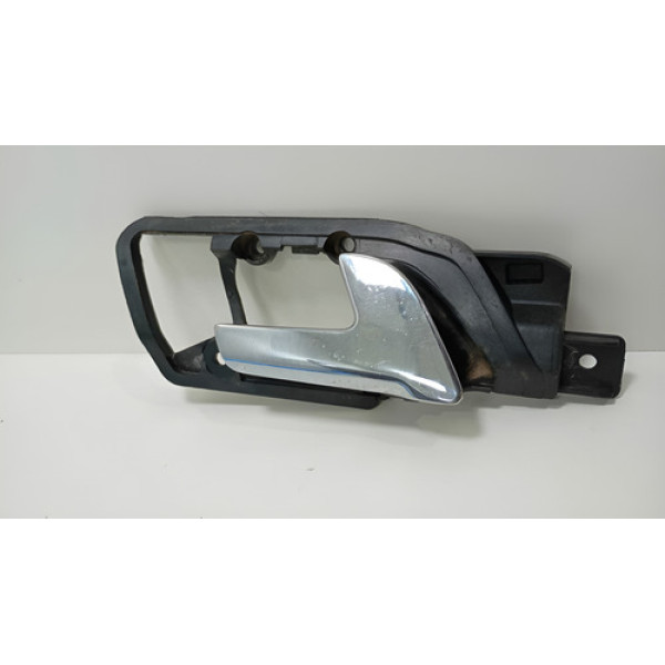 Maçaneta Interna Traseira Direita Volkswagen Polo 2006 Prateado Dianteira/traseira