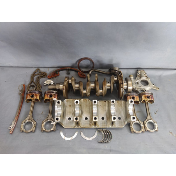 Kit Eixo Com Pistões Completo Honda Fit 1.5 16 Válvulas Std 