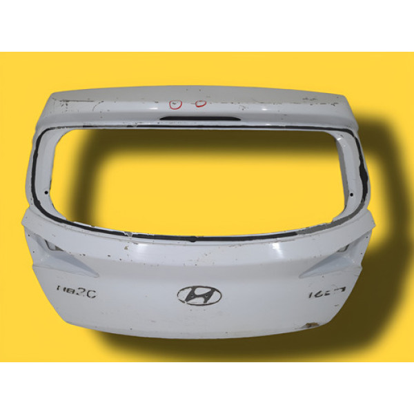Tampa Da Mala Hyundai Hb20 Hatch Com Detalhe Branco