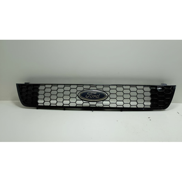 Grade Frontal Com Emblema Ford Ecosport Xls 1.6 2003 Preto Ambos Lados