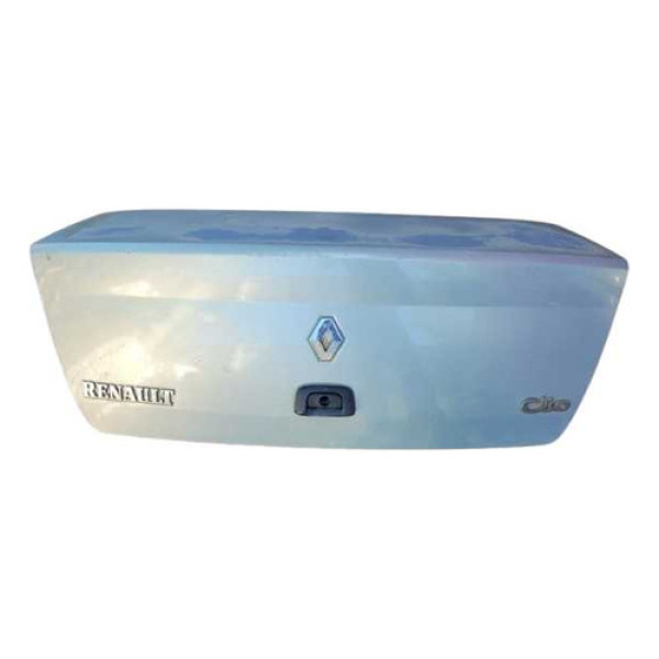 Tampa Porta Malas Traseira Clio Sedan 2000 A 2009 Prata
