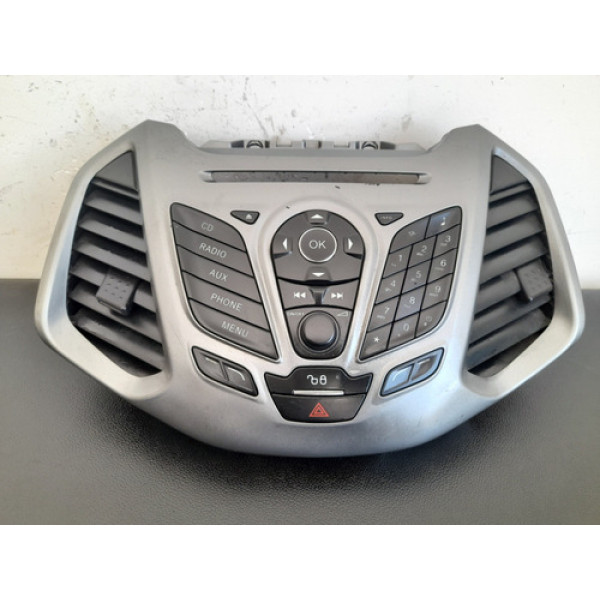 Comando Som Ecosport 2013/... Com Moldura E Difusor De Ar