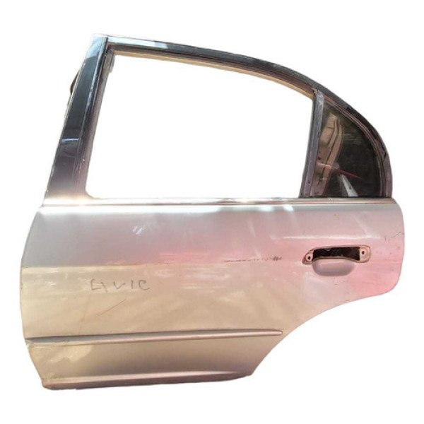 Porta Traseira Esquerda Honda Civic 2001/2006 Traseira Esquerdo Prata