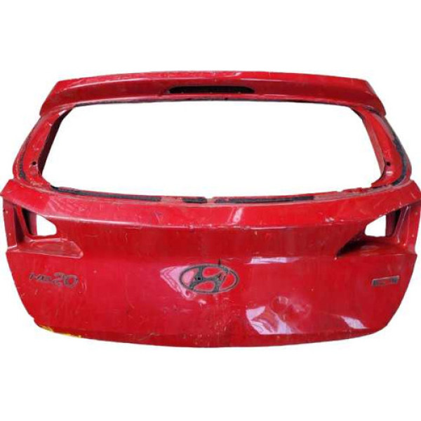 Tampa Traseira Hyundai Hb20 Hatch 2014/2019 Vermelho Vermelho