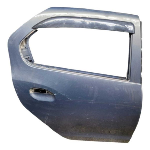 Porta Traseira Direita Renault Logan 2014 A 2023 Traseira Direita Azul
