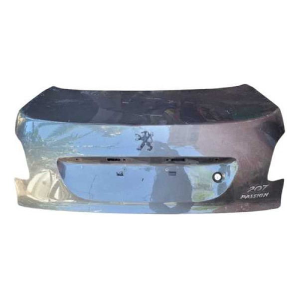 Tampa Traseira Porta Malas Peugeot 207 Passion 2008/2012 Cinza