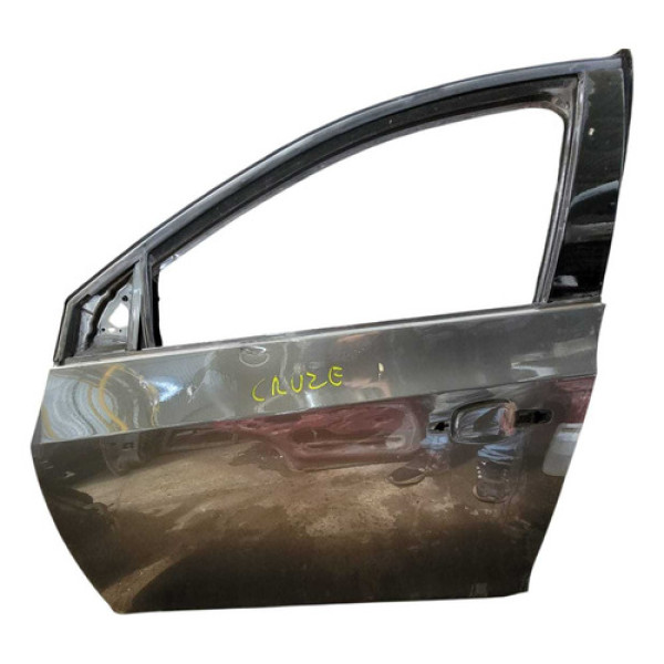 Porta Dianteira Esquerda Chevrolet Cruze 2012 À 2016 Dianteira Direita Cinza