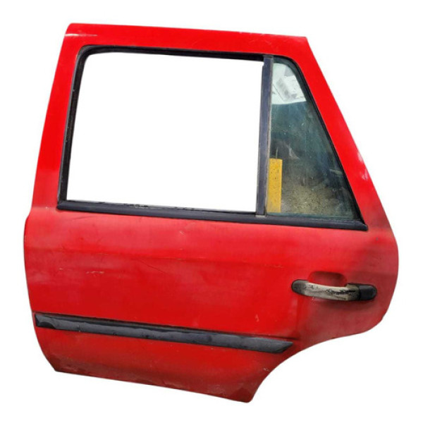 Porta Traseira Esquerda Volkswagen Gol G4 2007 Traseira Esquerda Vermelha