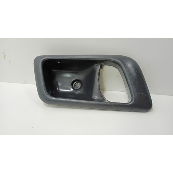 Moldura Maçaneta Interna Esquerda Fiat Strada 1.4 2017 Preto Dianteira/traseira