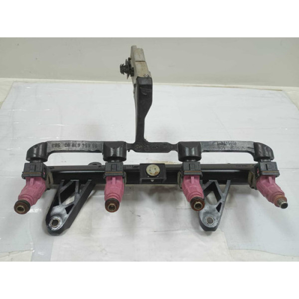 Flauta Com Bicos Injetores Peugeot 206 207 Citroen C3 1.4 8v