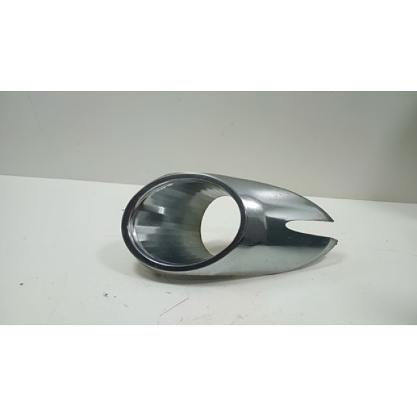 Moldura Farol De Milha Esquerdo Fiat Palio Siena 2008 Á 2012 Prateado