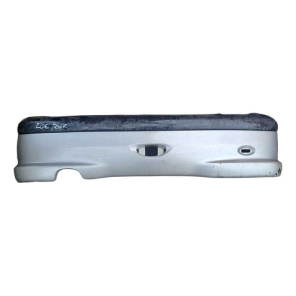 Parachoque Traseiro Prata Peugeot 206 1999/2010