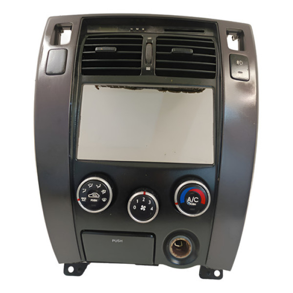 Moldura Painel Ar Condicionado Hyundai Ix35 2006 Preto