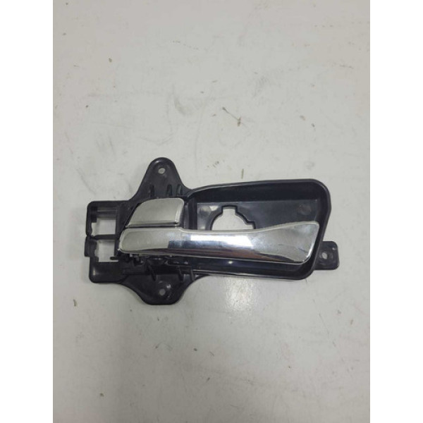 Maçaneta Interna Traseira Esquerda Hyundai I30 2010 A 2012 Preto Traseira