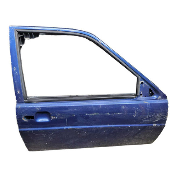 Porta Dianteira Direita Volkswagen Santana 2000/2005 Azul Dianteira Direita Azul