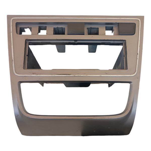 Moldura Painel Central Radio Gol Fox Voyage 2009 A 2015 Cinza