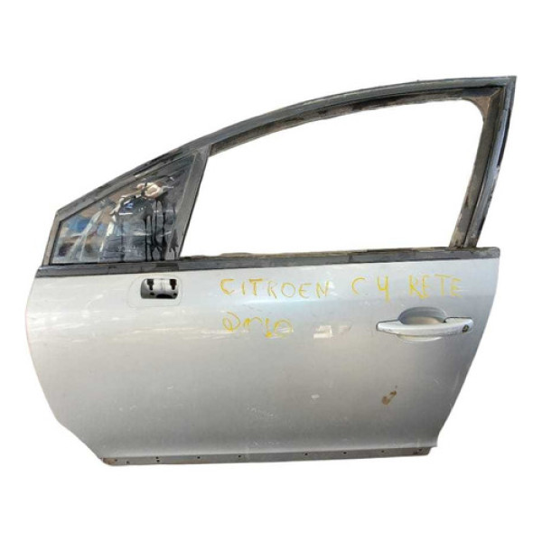 Porta Dianteira Esquerda Citroen C4 2010 Dianteira Esquerda Prata