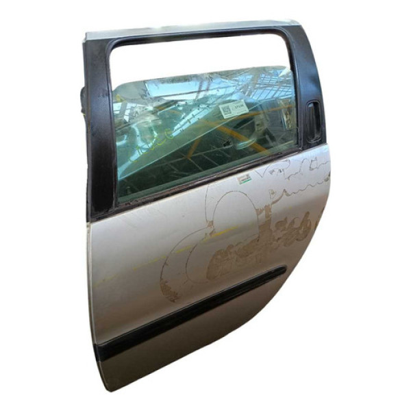 Porta Traseira Esq Peugeot 206 207 Escapade 03/09 Detalhe Traseira Esquerda Prata