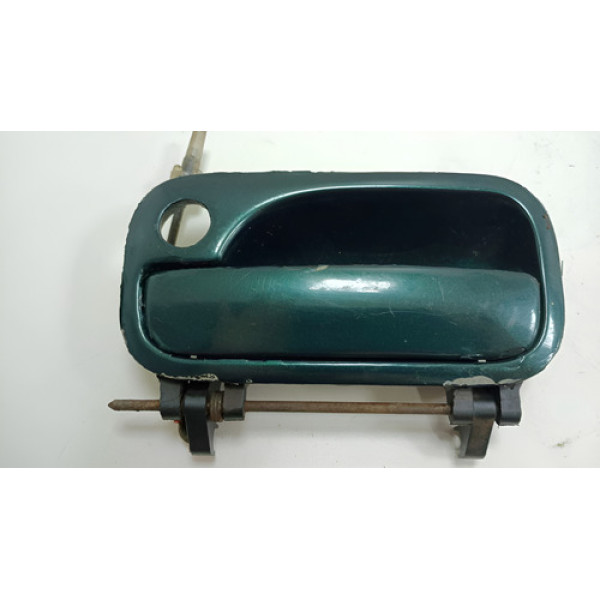 Maçaneta Externa Dianteira Esq Gm Vectra 2.0 1997 Á 2005 Verde Dianteira