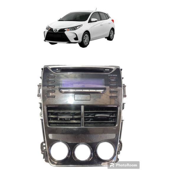 Som Original Com Moldura Toyota Yaris 2019 2020 