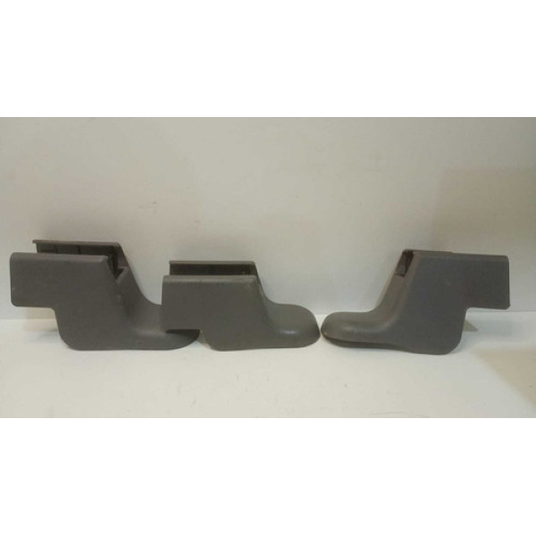 Moldura Acabamento Trilho Banco Cinza Honda Civic Lxs 2006