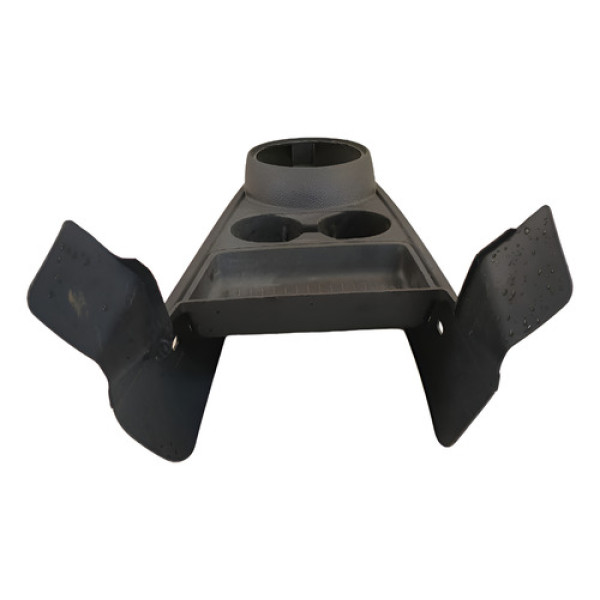 Console Central Porta Copos Original Vw Gol G5 2008 A 2012 Cinza-escuro