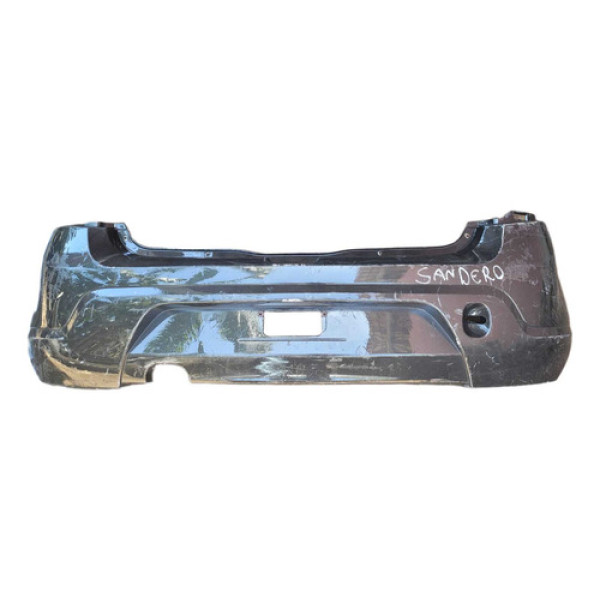 Parachoque Traseiro Renault Sandero 2010 C/ Detalhe 