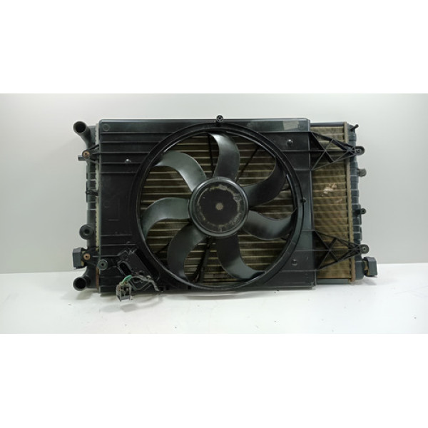 Radiador Com Ventoinha Volkswagen Fox 1.6 2014 (com Detalhe)