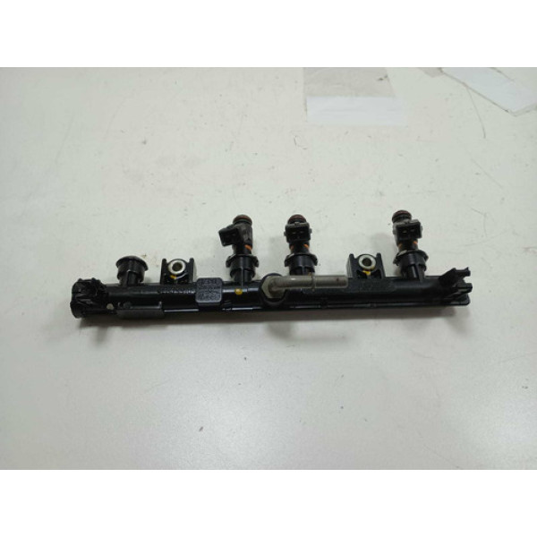 Flauta C/bicos Injetor Fiat Uno Vivace 1.0 Evo Ano 2011/2013